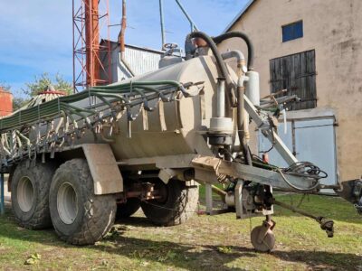 Beczkowóz Kotte 12500 litrów, 15m węże rozlewające