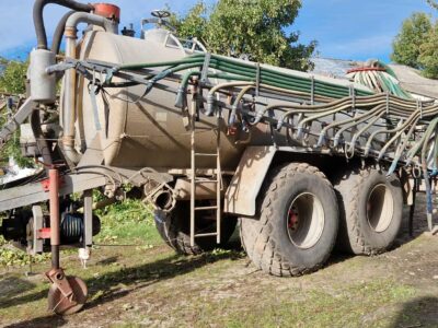 Beczkowóz Kotte 12500 litrów, 15m węże rozlewające