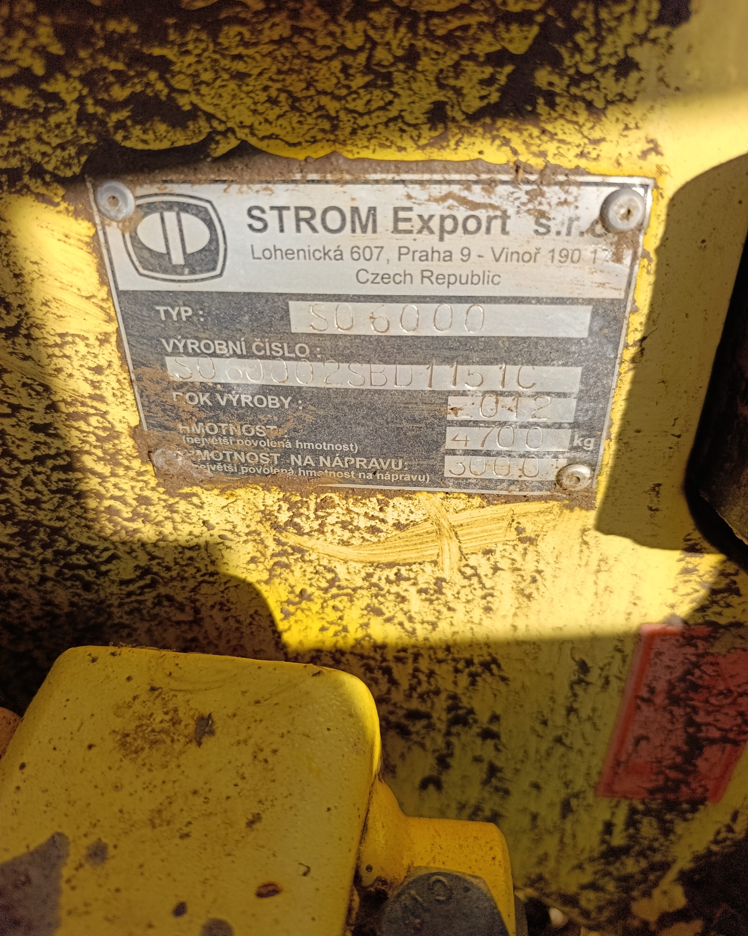 Kompaktor Bednar SO 6000 z włóka hydrauliczną