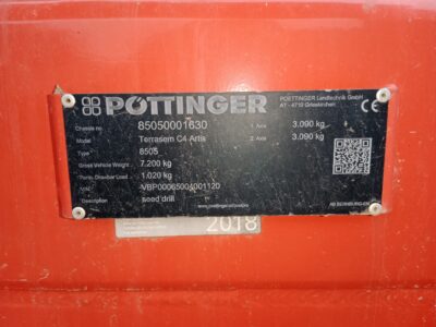 Siewnik zbożowy Pottinger Terrasem C4 Artis