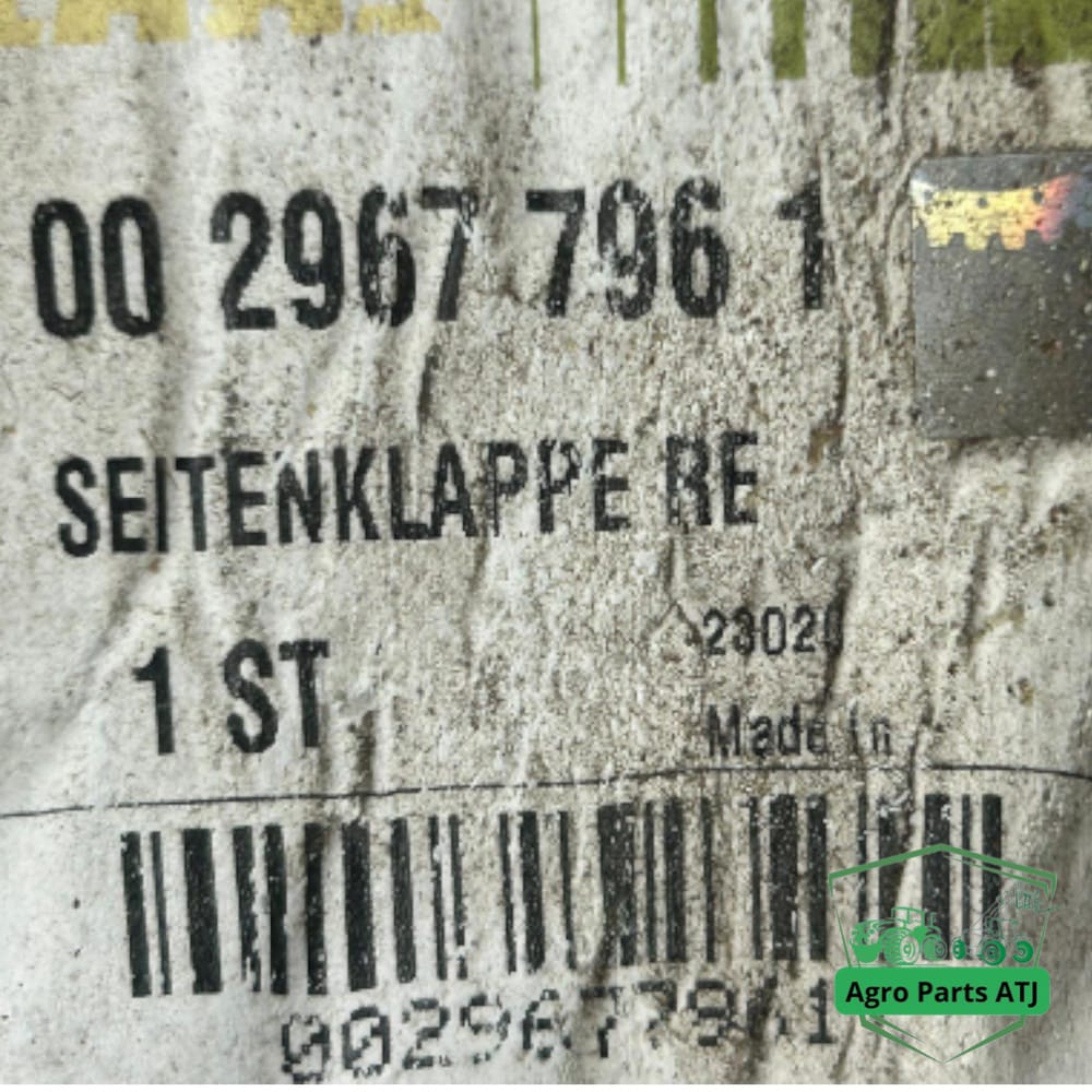 Osłona Pokrywa Boczna Prasa Claas 0029677961 J43 VARIANT 860 CEREX