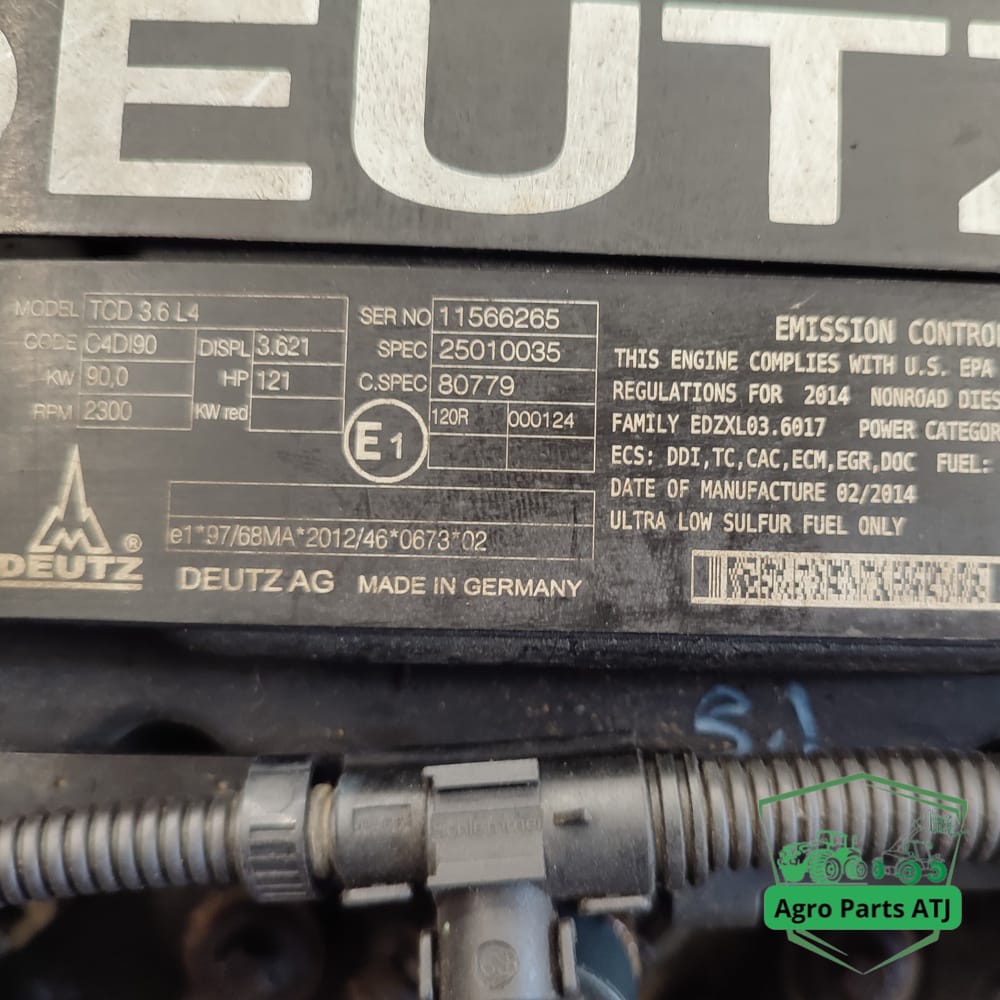 Silnik Deutz TCD 3.6L L4
