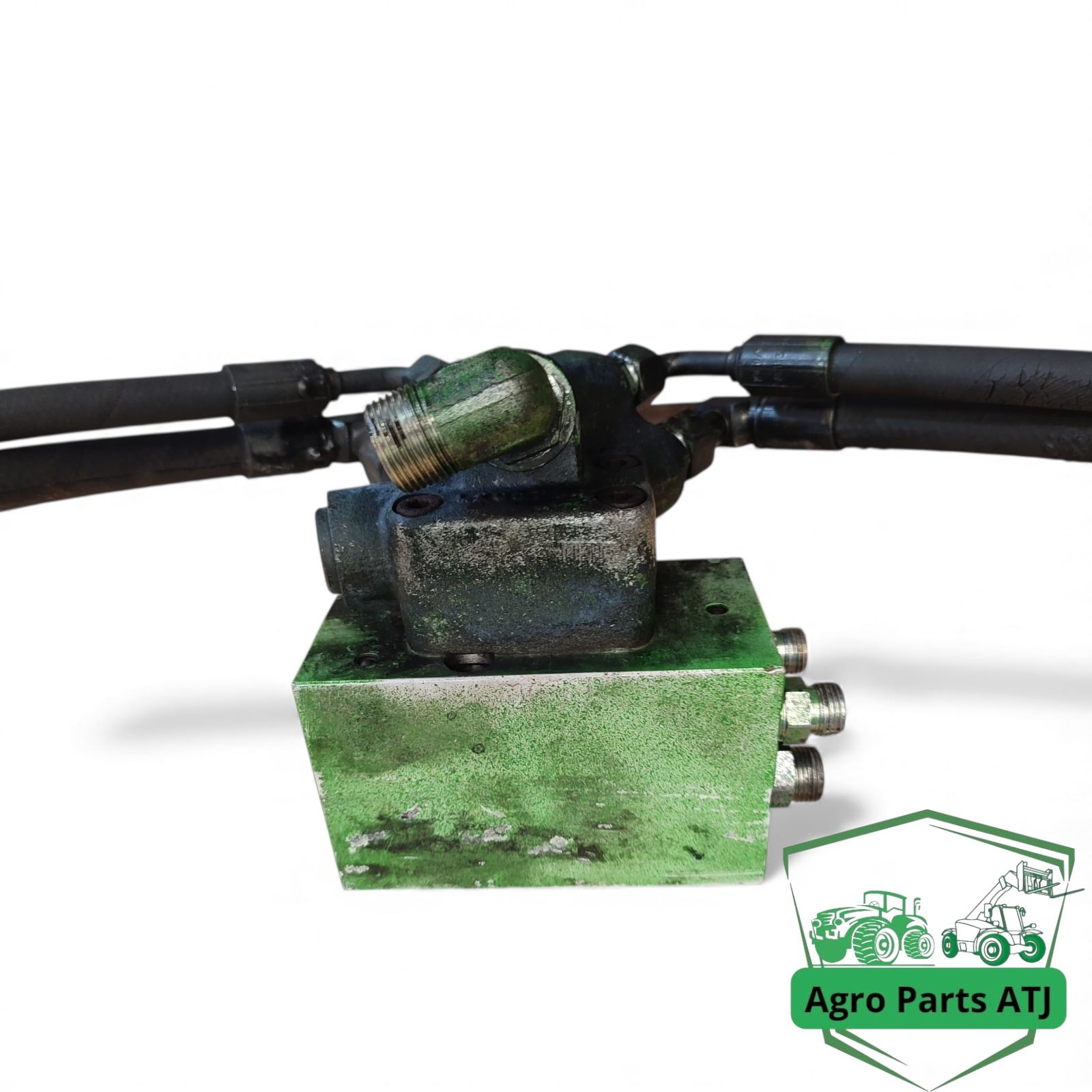 Blok zaworu amortyzacji osi TLS AL205562 John Deere 6050R